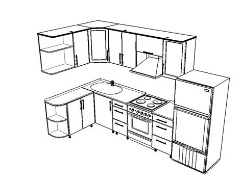 Схема сборки кухонной мебели